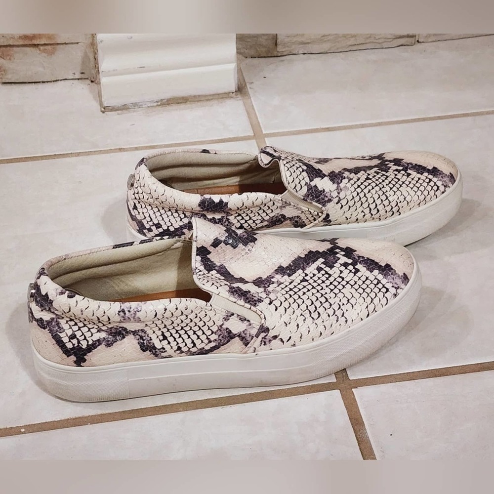 Steve Madden Gills Snakeskin Python Leather Sneak… - image 2